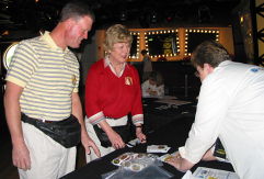 Curt and Marsha Smith Check in with MouseEarVacations's Doris Thompson