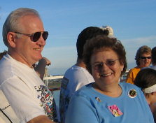 George and Ann Freeman Enjoy their 2nd MouseFest Sailaway Party